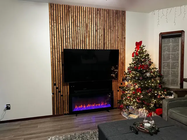 Decorative slat wall