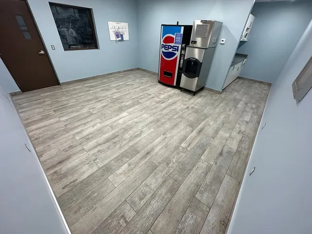 Break-room floor tile